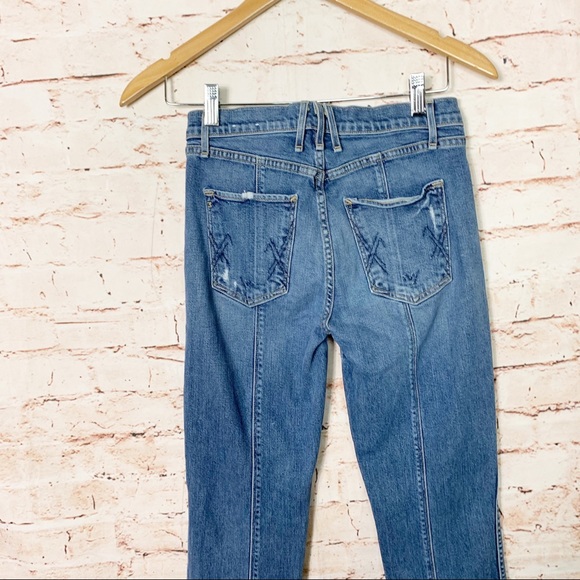 Mcguire Lido Step Fray High Rise Crop Jeans - Picture 3 of 10